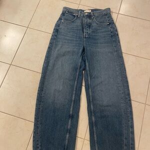 We The Free Dark Blue Straight Leg Jeans